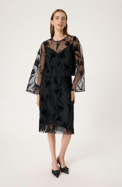 Soaked In Luxury Ladies SLPHILOMENA Blouse LS In Black - Philomena blouse