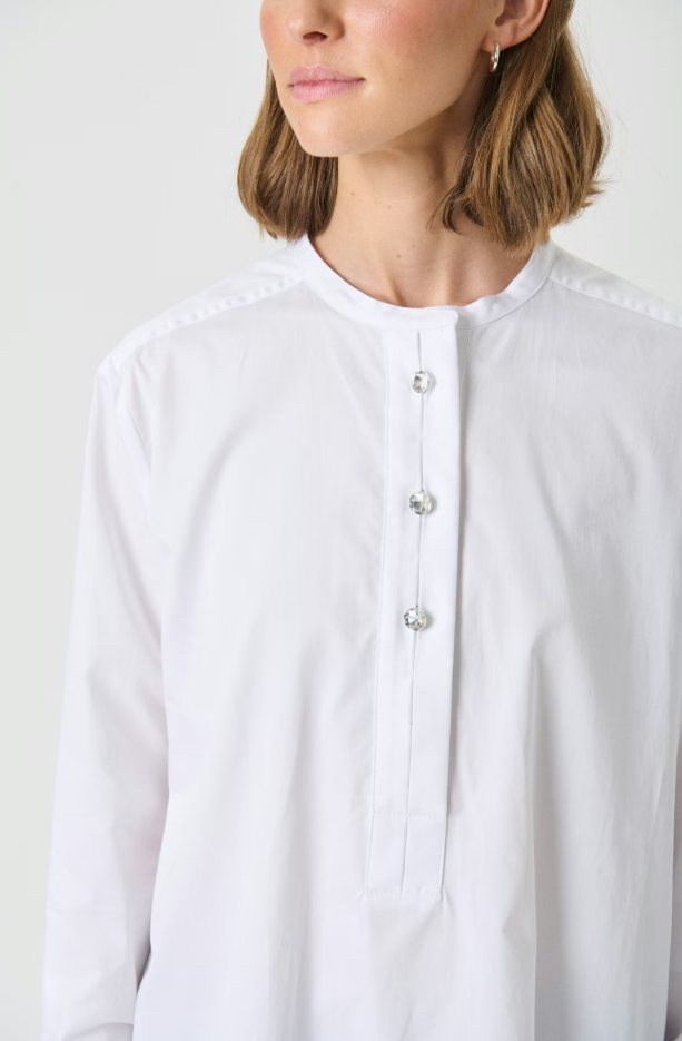 Part Two Ladies VildanaPW Shirt In Bright White -  Vildana Shirt