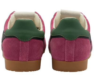 Gola Ladies Elan Trainer CLB538 in Fuchsia Black Evergreen