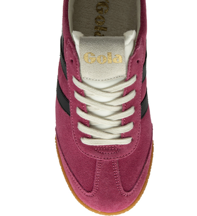 Gola Ladies Elan Trainer CLB538 in Fuchsia Black Evergreen