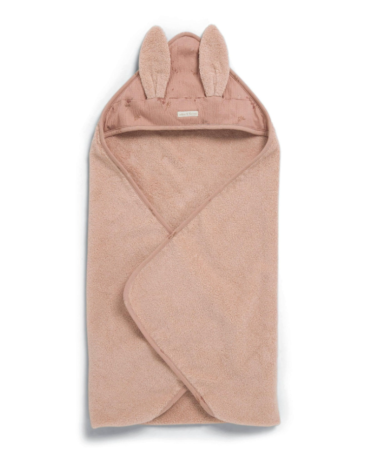 Mamas & Papas Hooded Towel - Welcome to the World Wildflower