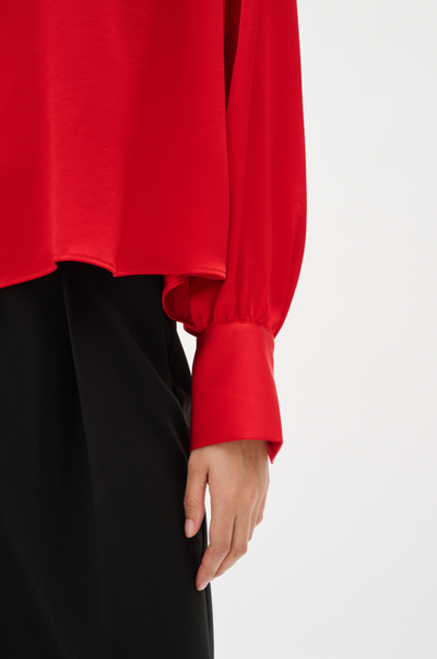 In Wear Ladies Blouse DawnIW in Cranberry, Dawn