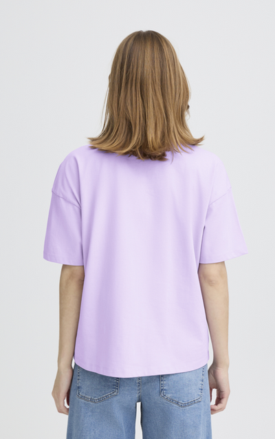 Ichi Ladies T Shirt IHPetro in Purple Rose, Petro Tee