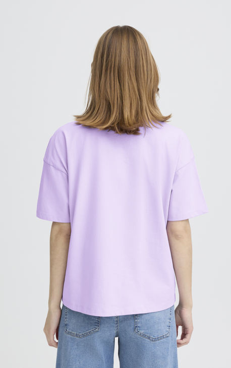 Ichi Ladies T Shirt IHPetro in Purple Rose, Petro Tee