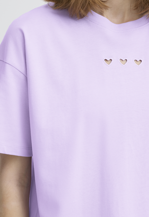 Ichi Ladies T Shirt IHPetro in Purple Rose, Petro Tee