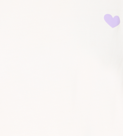 Ichi Ladies Tee IHKamille Oversize SS3 in Cloud Dancer Purple, Kamille T Shirt