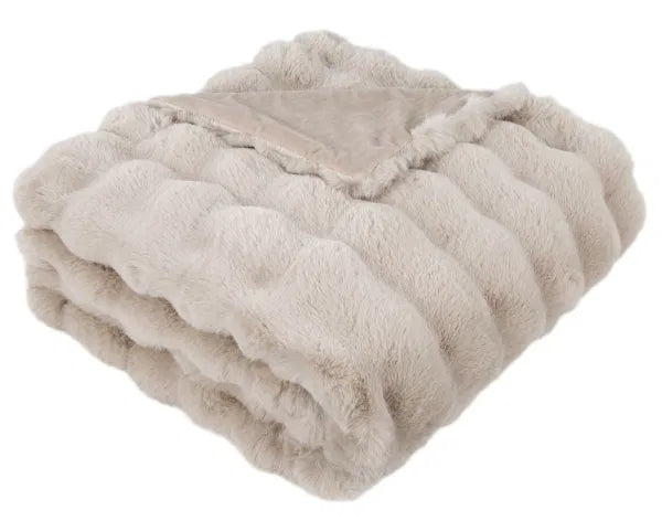 Malini Raffles Beige Throw 150x200cm