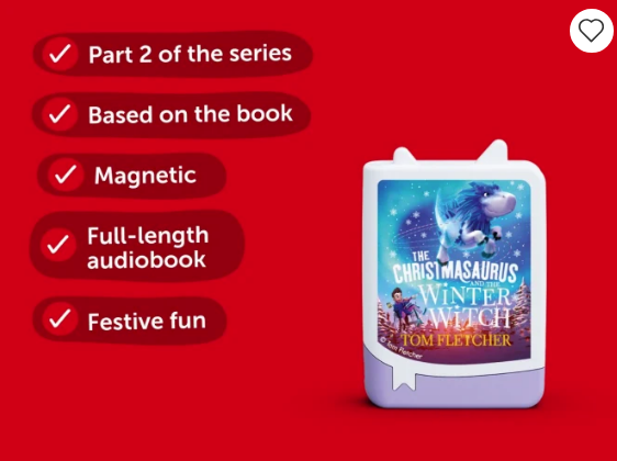 Tonies - Tom Fletcher - The Christmasaurus and The Winter Witch Book Pocket