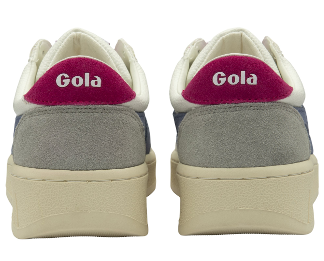 Gola Classics Ladies Trainer Grandslam Trident CLA415 White Moonlight Fuchsia