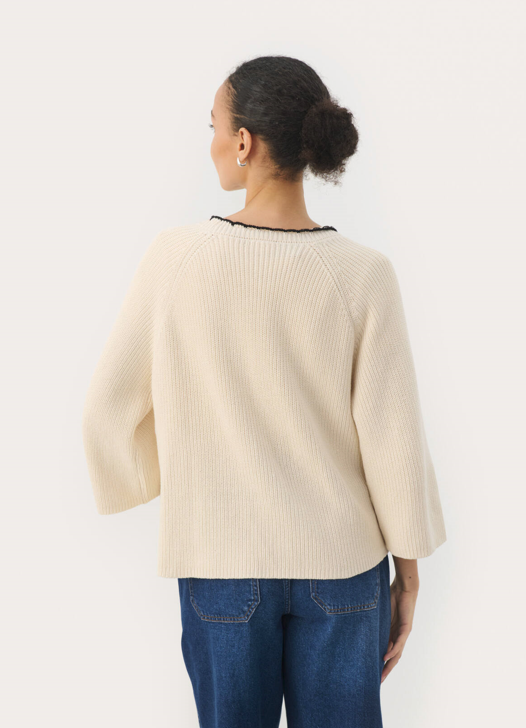 Part Two Ladies Cardigan TrittePW in Whitecap Gray, Tritte Cardi