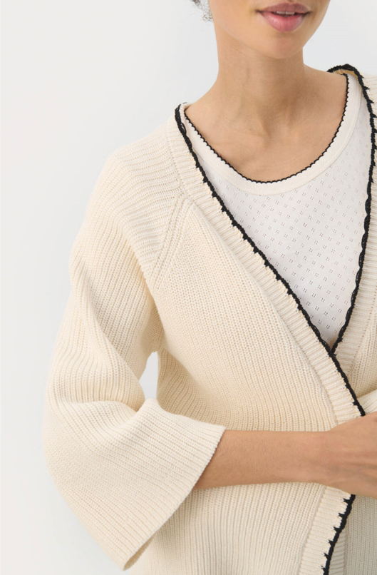 Part Two Ladies Cardigan TrittePW in Whitecap Gray, Tritte Cardi