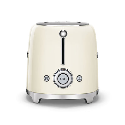 Smeg TSF01CRUK 2 Slice Toaster Cream