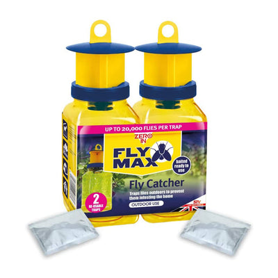 The Buzz Fly Catcher with Insect Attractant Bait Twin Pack