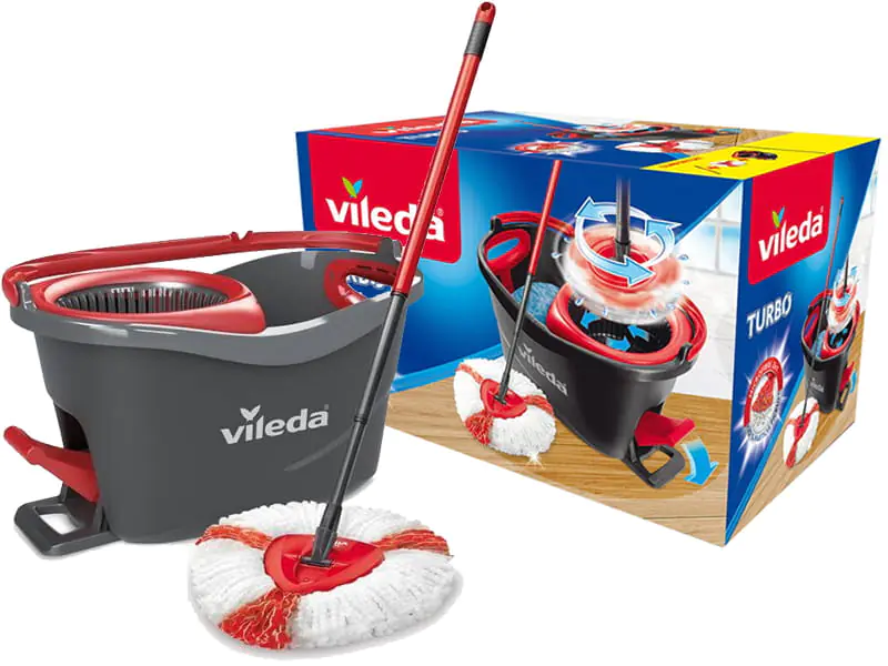 Vileda Turbo 2 in 1 Microfibre Mop Set