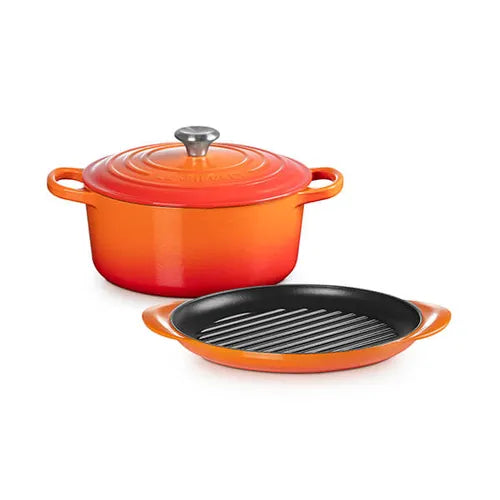 Le Creuset Volcanic Cast Iron 2 Piece Cookware Set