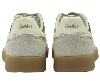 Gola Ladies Trainers Viper Metallic CLB783 Gold Off White Gum