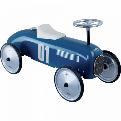 Vilac Classic Ride-On Racing Car 18m+ Petrol Blue Metal Car