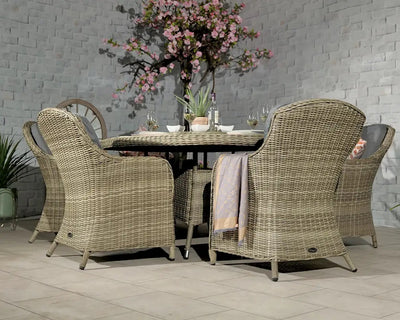 Royalcraft Wentworth 6 Seat Ellipse Oval Imperial Dining Set