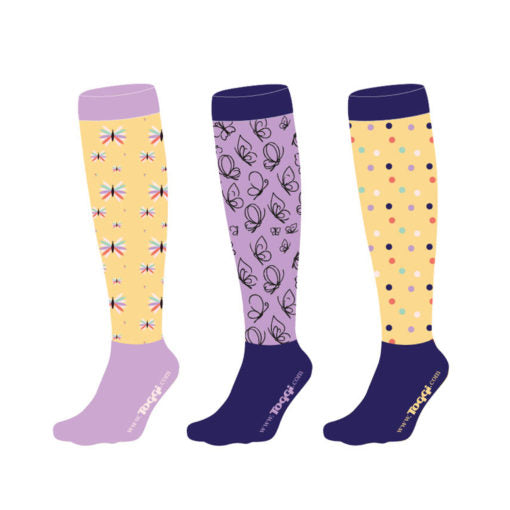 Toggi Womans Butterfly Sock pack of 3