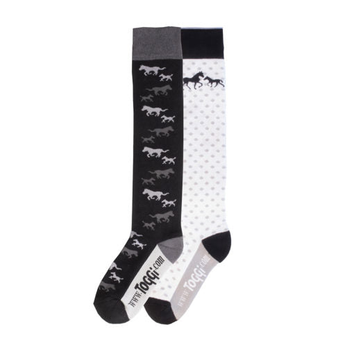 Toggi Womens Foal and Mother Competition 2 Pack Socks 4-8