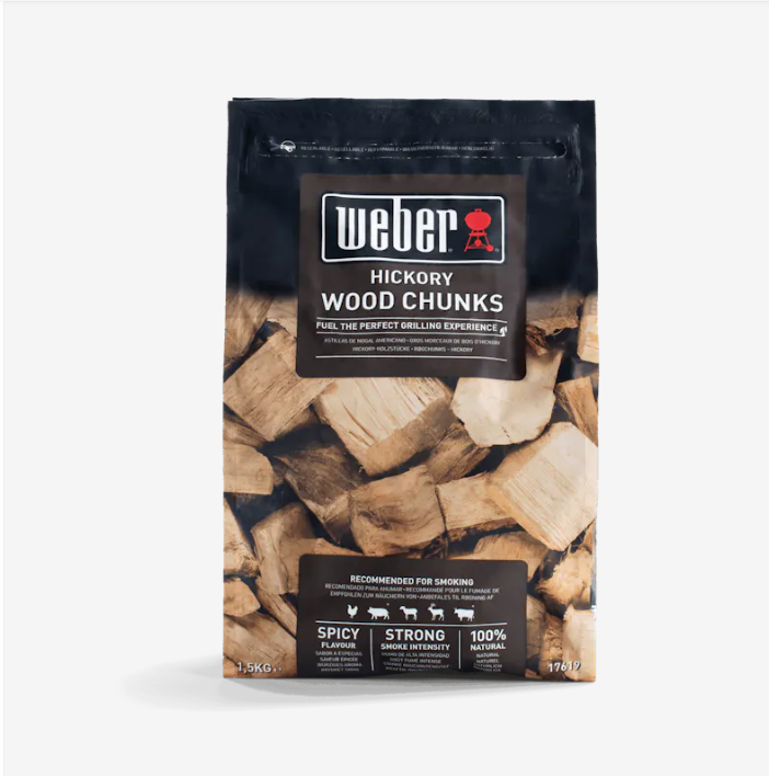 Weber Hickory Wood Chunks 1.5kg