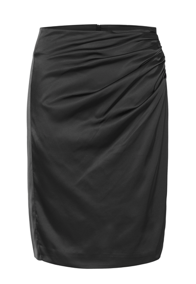 In Wear Ladies Drape Skirt ZilkyIW in Black, Zilky