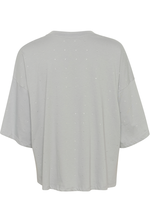 Soaked In Luxury Ladies SLafshan T-Shirt In Ultimate Gray