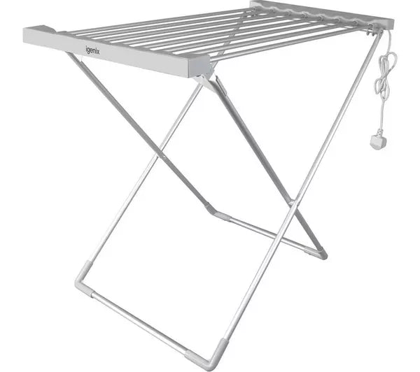 Igenix Foldable Heated Airer Silver 120W