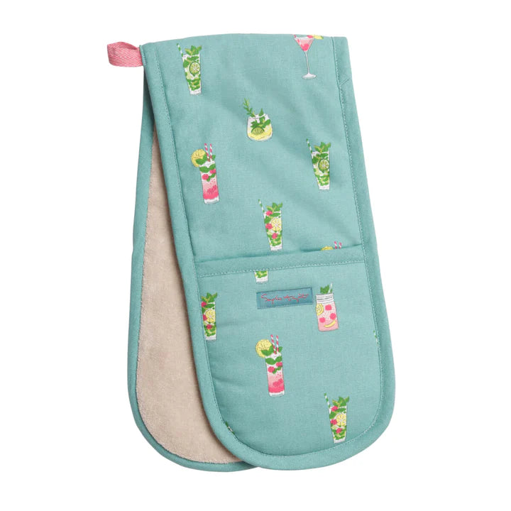 Sophie Allport Cocktails Double Oven Glove