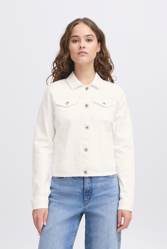 Ichi Ladies IHBilly Jacket In Blanc de Blanc