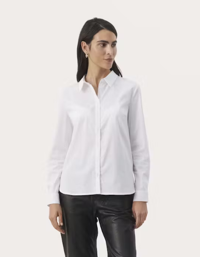 Part Two Ladies BiminiPW Shirt in Bright White, Bimini Blouse