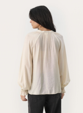 Part Two Ladies Top MelbaPW in Birch, Melba Shirt