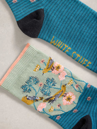 Women's Floral Ankle Socks