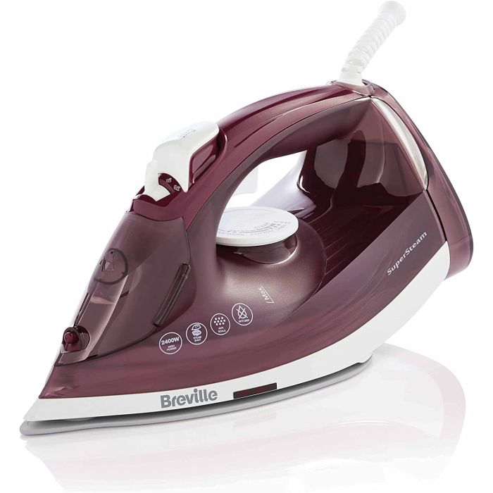 Breville VIN412 SuperSteam 2400W Merlot Steam Iron