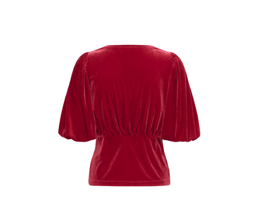 In Wear Ladies SS Top BrynnIW in True Red, Brynn Short Sleeve