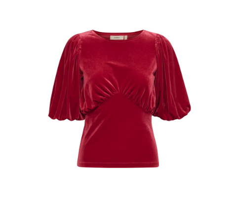 In Wear Ladies SS Top BrynnIW in True Red, Brynn Short Sleeve