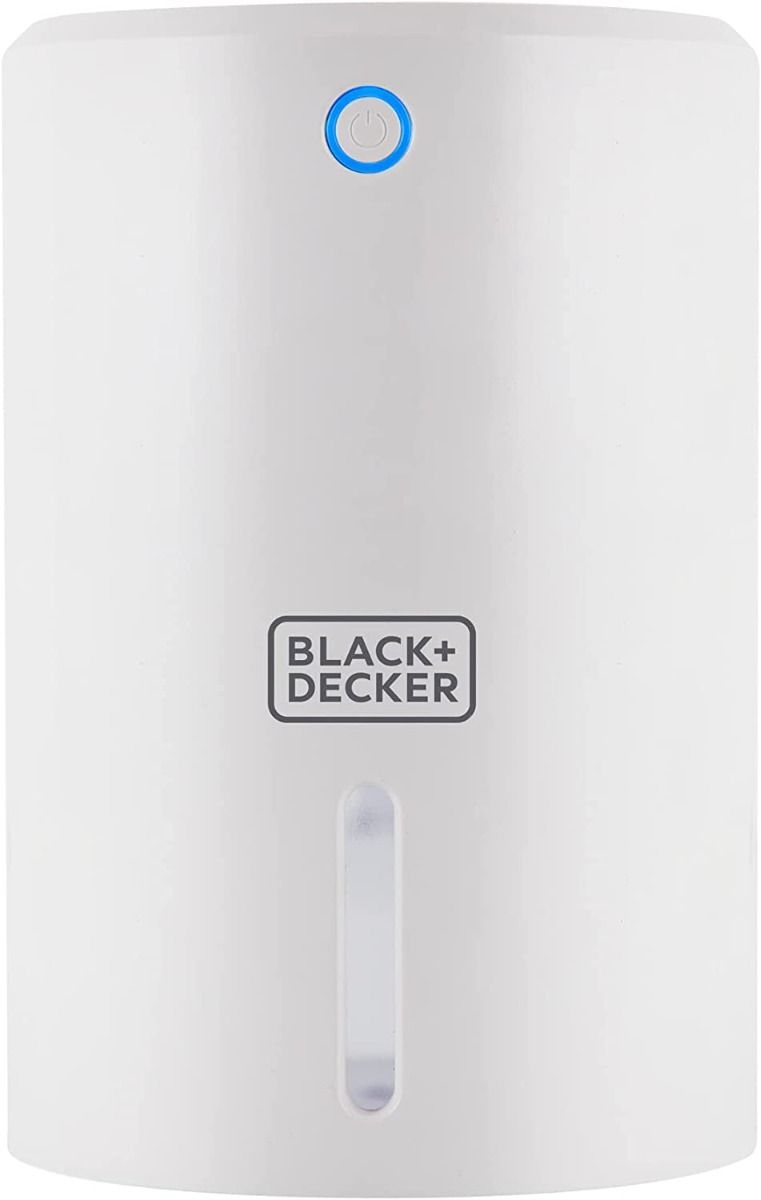 BLACK+DECKER BXEH60001GB Mini Dehumidifier Portable Eco Friendly 900ml White