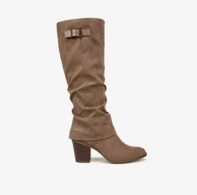 Blowfish Malibu Knee High Boots Carefree J167251202 Tan Nubuck