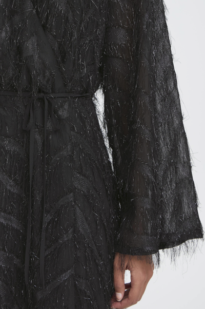 Ichi Ladies Dress IHChici in Black, Chici Midi