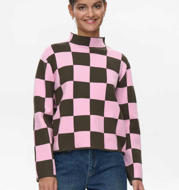 Numph Ladies Pullover  NUCiri in Grape Leaf, Jumper