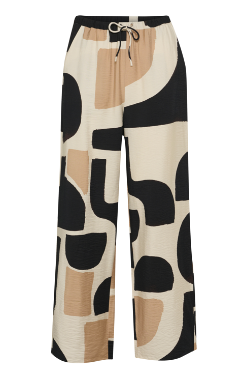 In Wear Ladies CominoIW Trousers / Pants In Neutral Soft Blocks, Comino