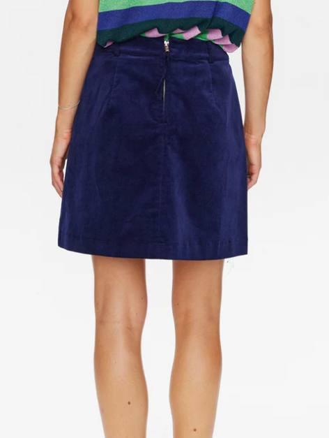 Numph Ladies Skirt NUCourt in Dress Blues