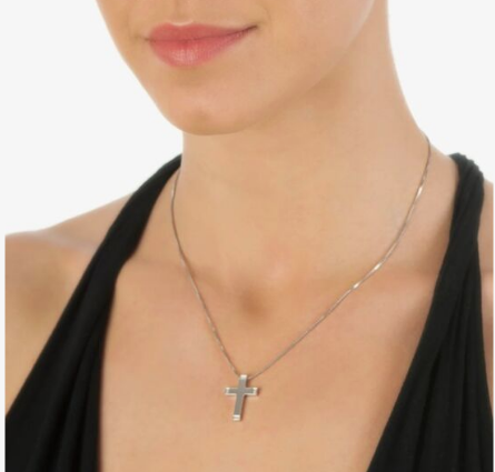 Hot Diamonds Cross Pendant DP105 silver