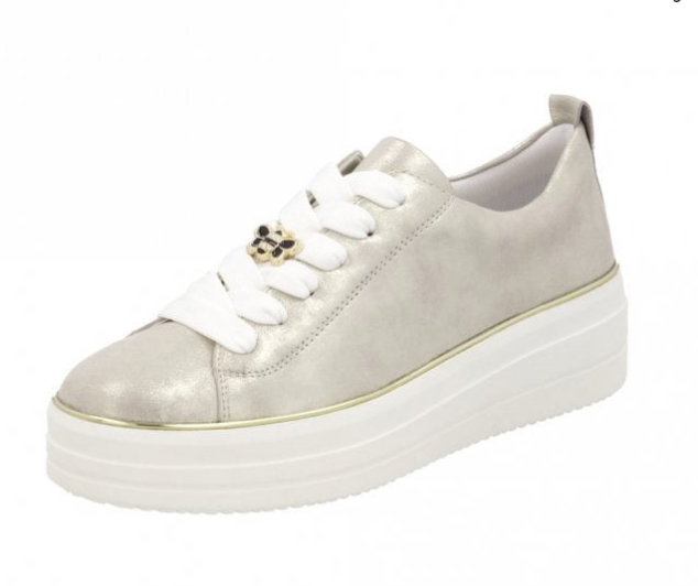 Remonte Ladies Shoe / Sneakers In Gold  D1C03-60