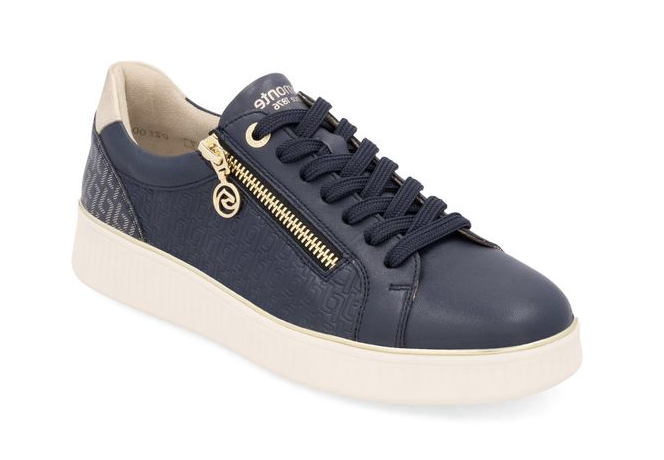 Remonte Ladies Trainers D2E00-14 in Blue Combination