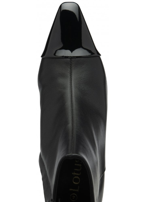 Lotus Ladies Ankle Boot Pointed Toe Danni ULB458 Black