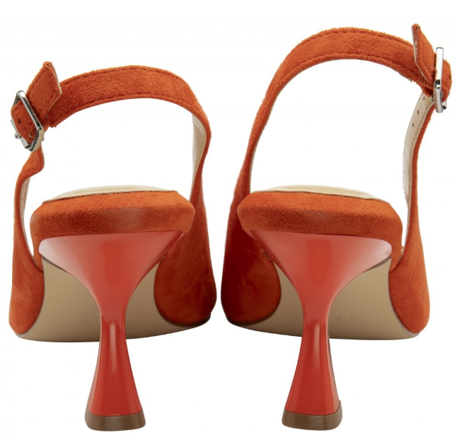 Lotus Ladies Slingback Delfina ULS459 Orange Suede