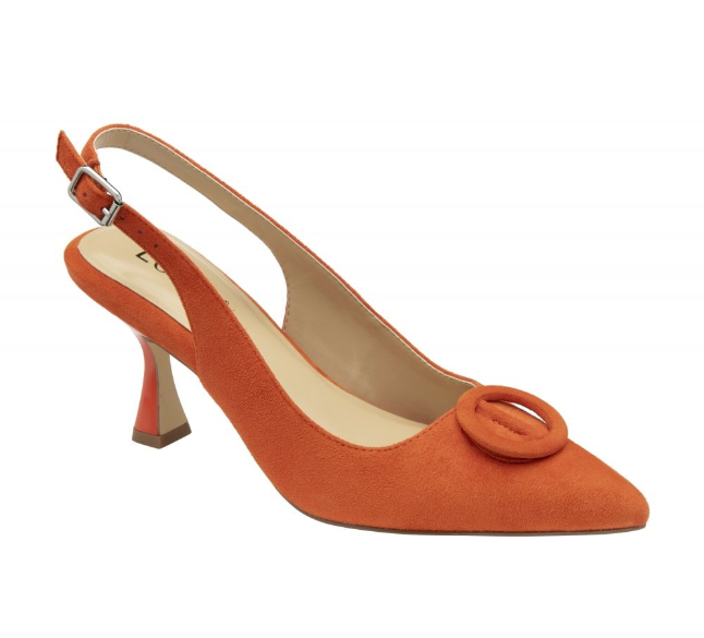 Lotus Ladies Slingback Delfina ULS459 Orange Suede