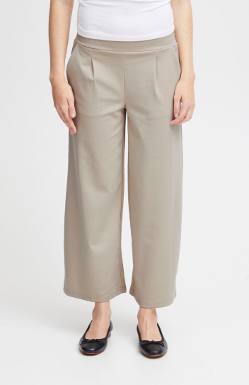 Ichi IHKATE SUS Wide Pants in Doeskin, Kate