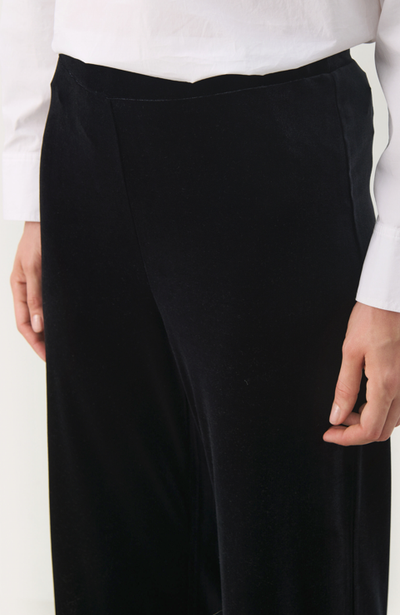 Part Two Ladies Pant DorellasPW in Dark Navy, Dorellas Velour Trousers